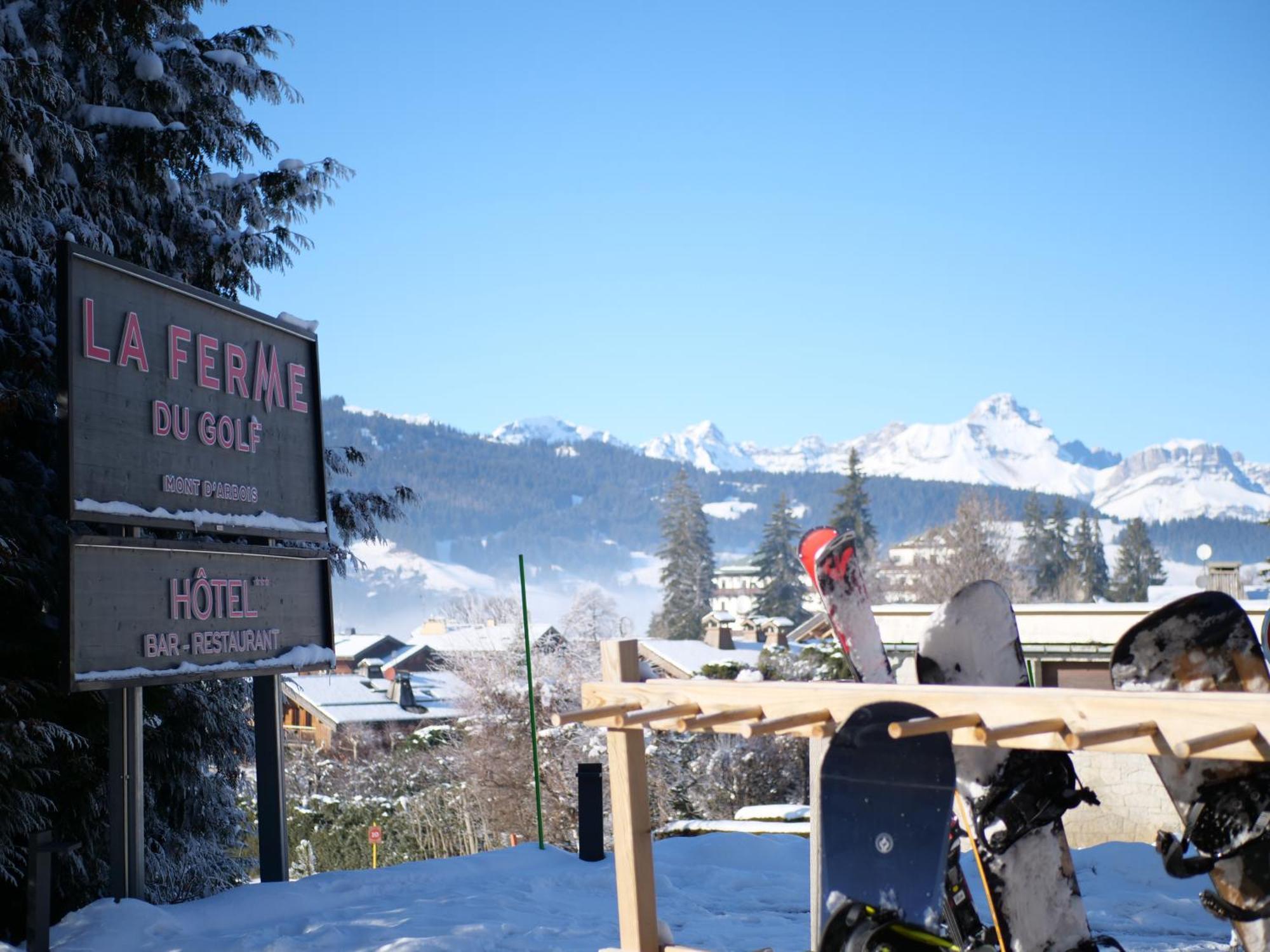 La Ferme Du Golf Hotel Megeve Exterior photo